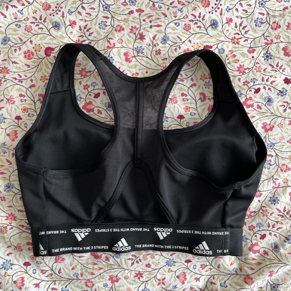 Adidas POWERREACT TRAINING MEDIUM-SUPPORT SPORTS BRA - 2XS D-DD - Picture 2 of 3
